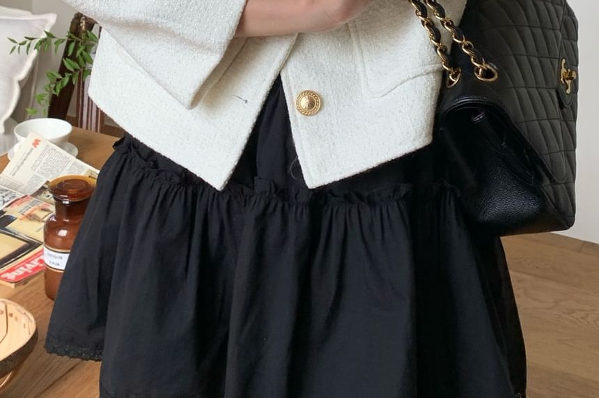 Two-Tone Tweed Jacket