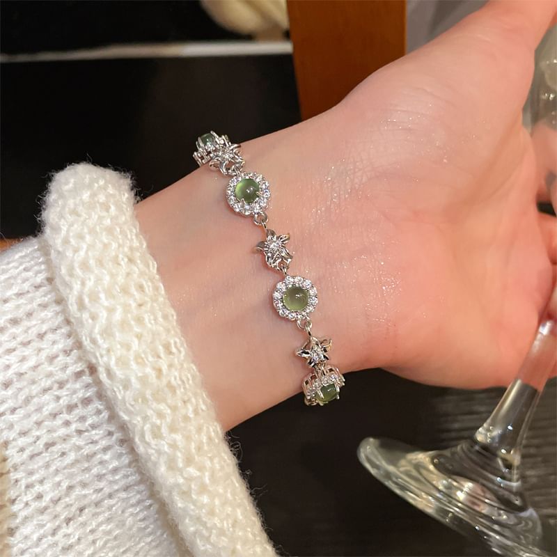 Beaded CZ Bracelet