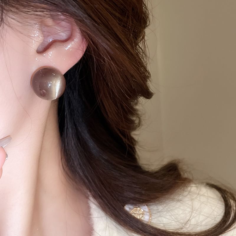 Alloy Earring Stud Bead / Heart