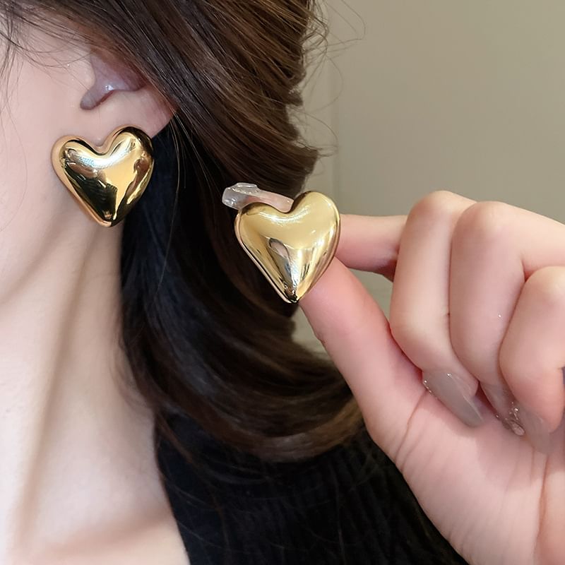 / Hoop Stud Alloy Earring