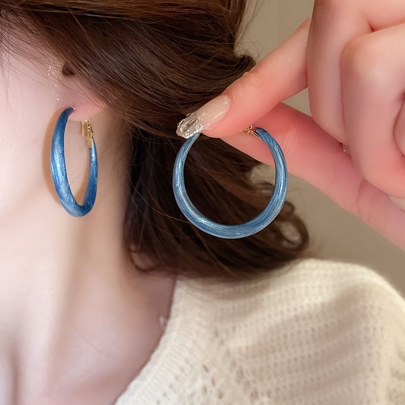 Earring Hoop Glitter