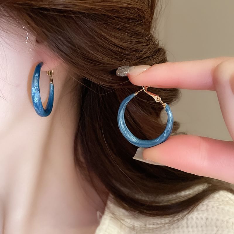 Earring Hoop Glitter