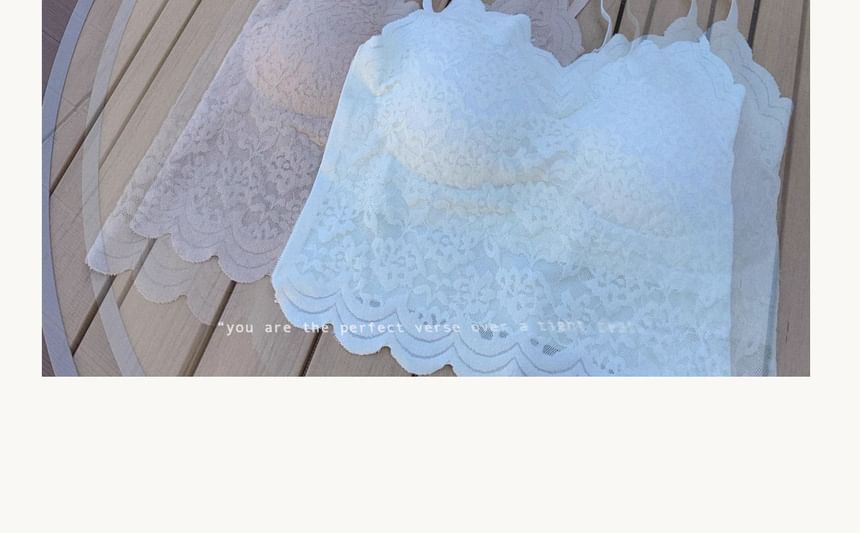 Padded Lace V-Neck Camisole