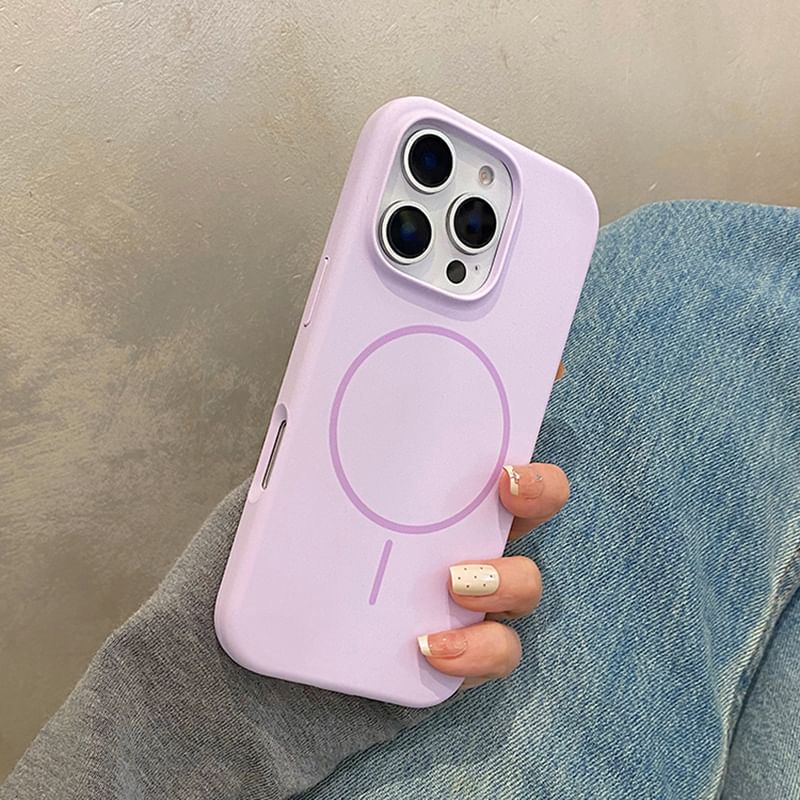 Phone Magnetic Case with Plain (Compatible MagSafe)