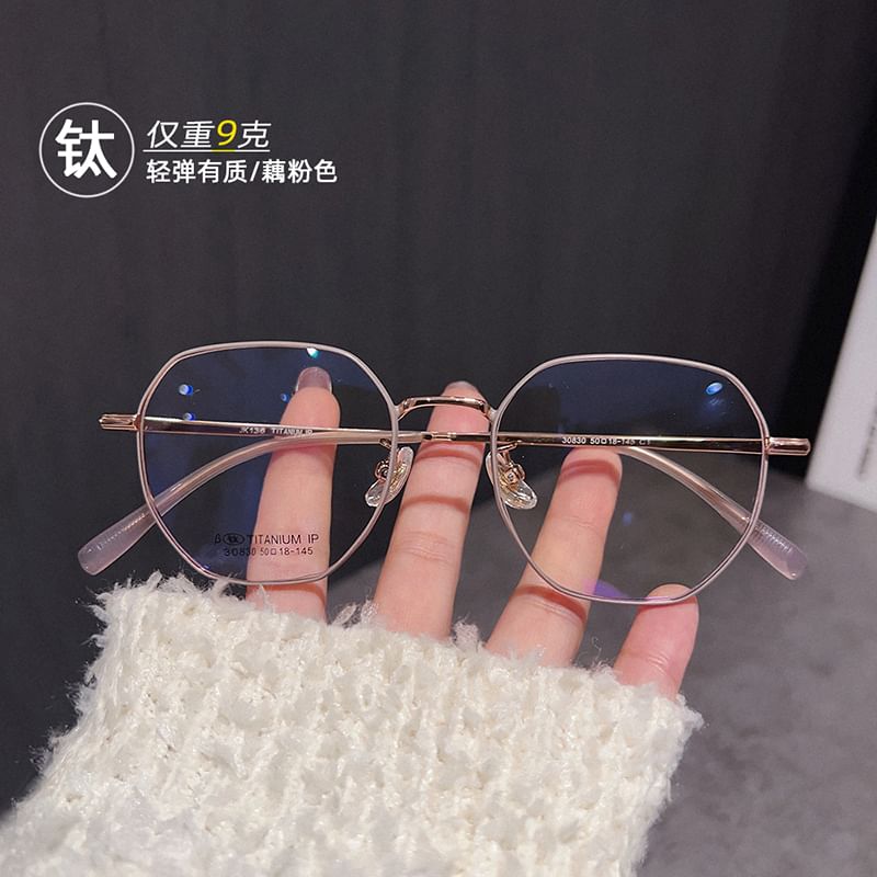 Frame Hexagon Eyeglasses