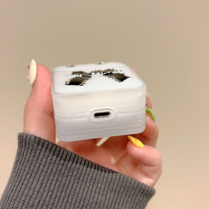 / AirPods Earphone Skin Bow Case Pro