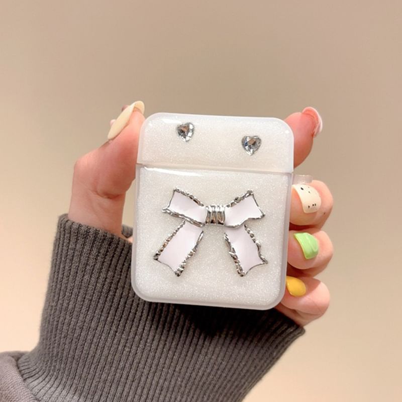/ AirPods Earphone Skin Bow Case Pro