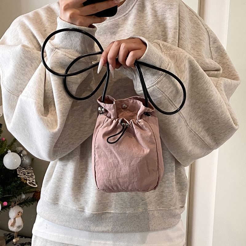 Bucket Plain Drawstring Bag