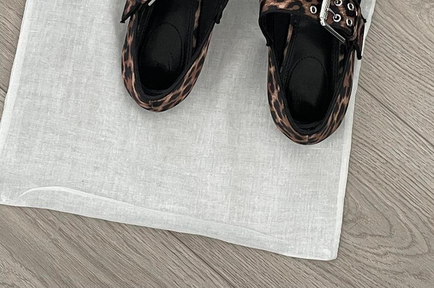 Buckled Mary Jane Shoes