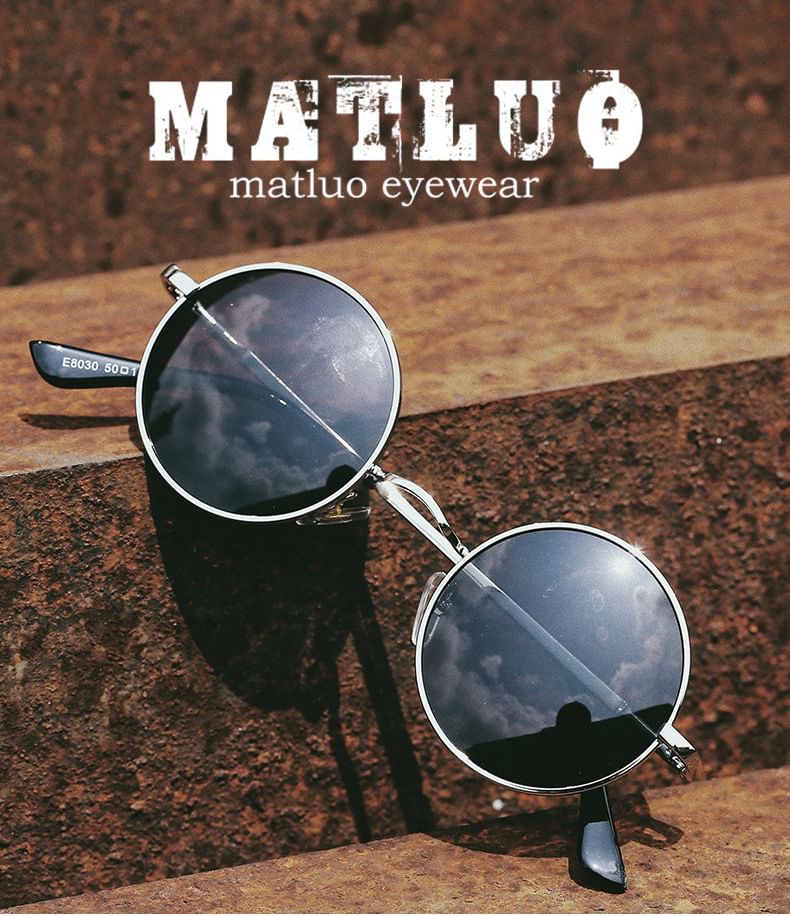 Frame Round Metal Sunglasses