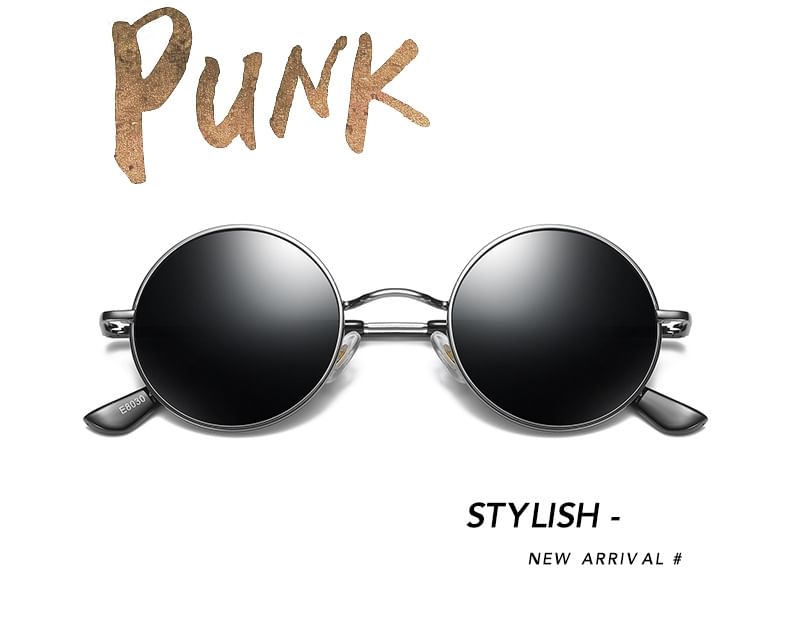 Frame Round Metal Sunglasses