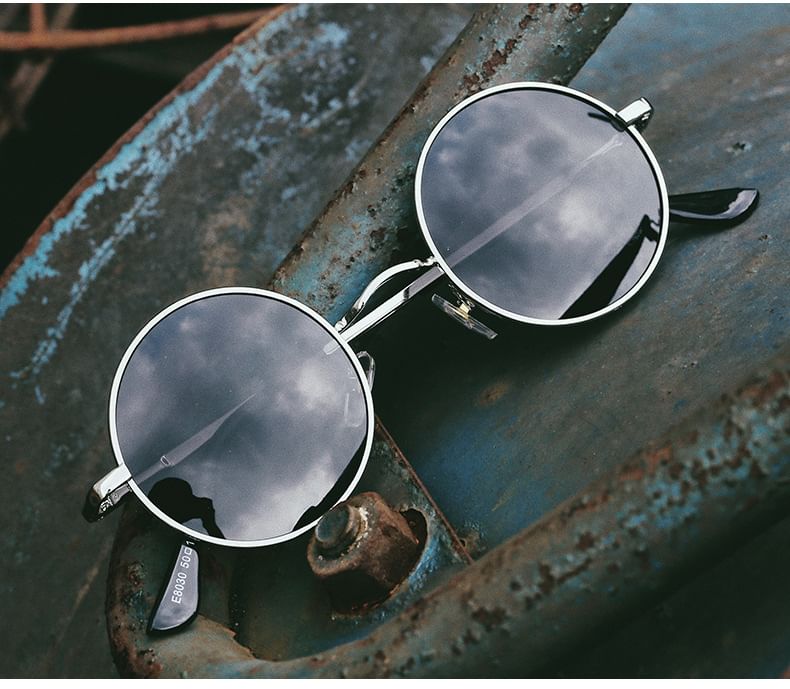 Frame Round Metal Sunglasses