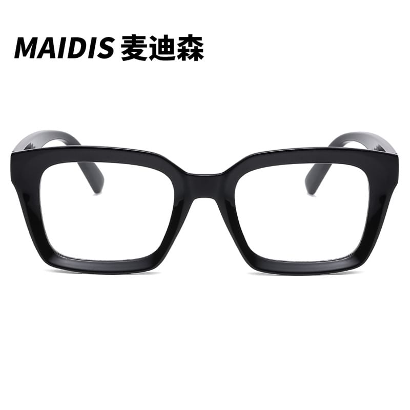 Resin Light Square Blue Eyeglasses Blocking