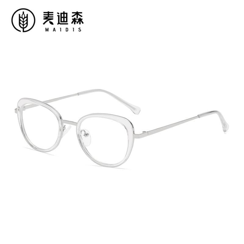 Blue Eyeglasses Cat Eye Blocking Light
