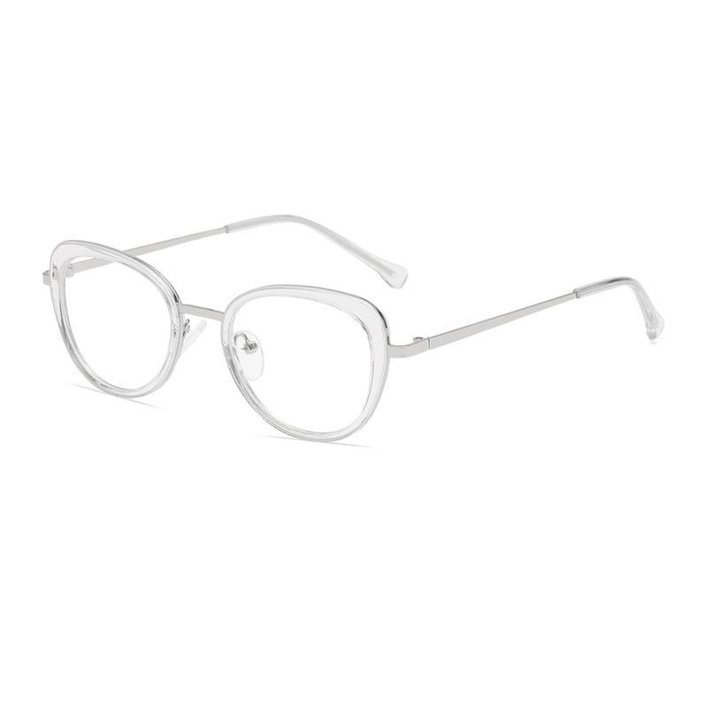 Blue Eyeglasses Cat Eye Blocking Light
