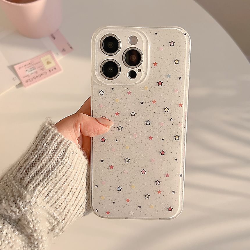 Phone Glitter Case Star