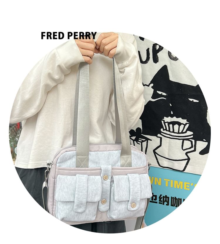 Plain Computer Multi-Pocket Bag