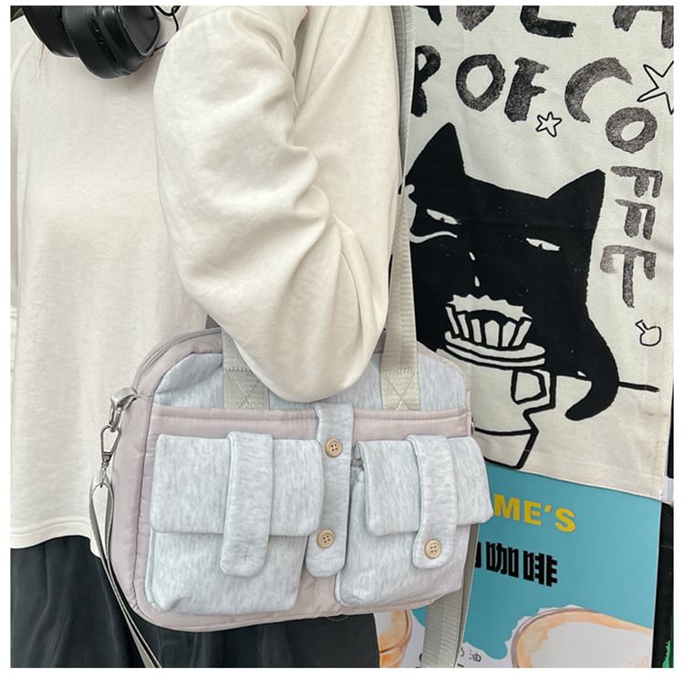 Plain Computer Multi-Pocket Bag