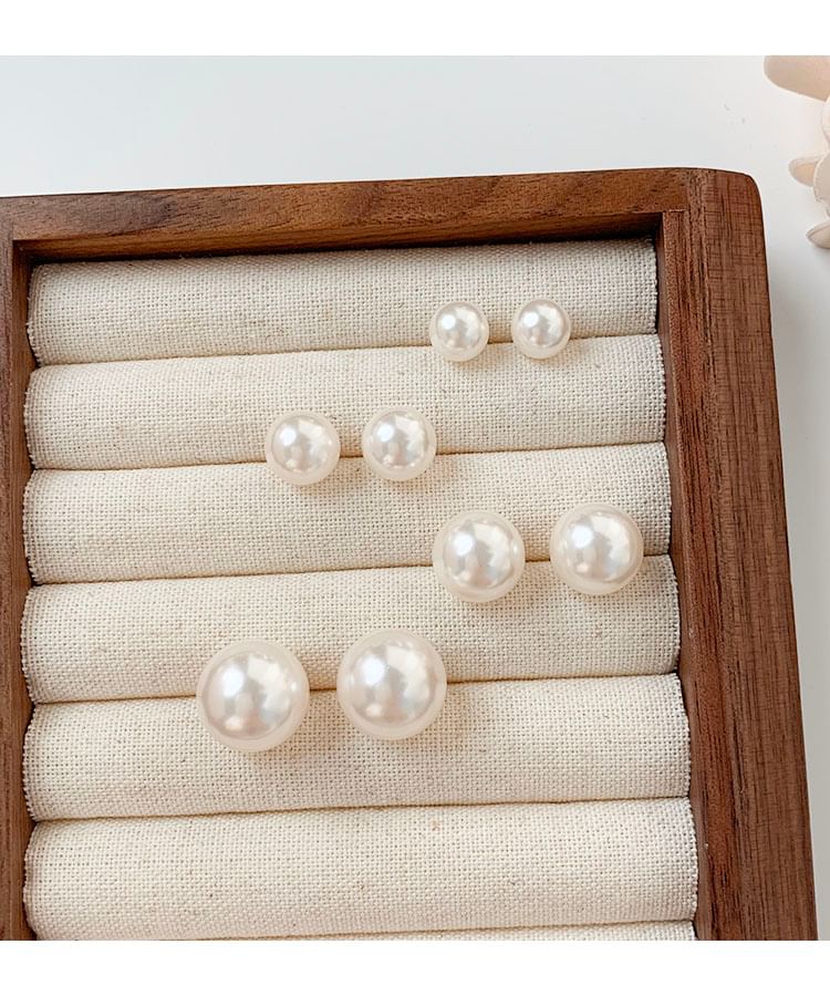 Pearl Faux Stud Designs) (Various Earring
