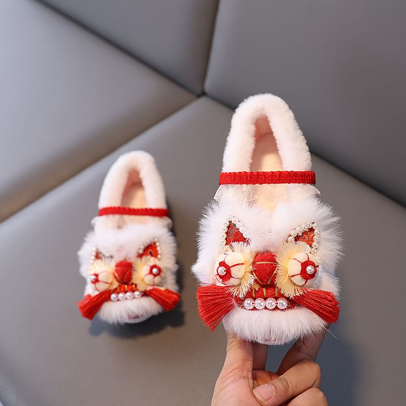 Slip Ons Lined Face Fleece Dragon