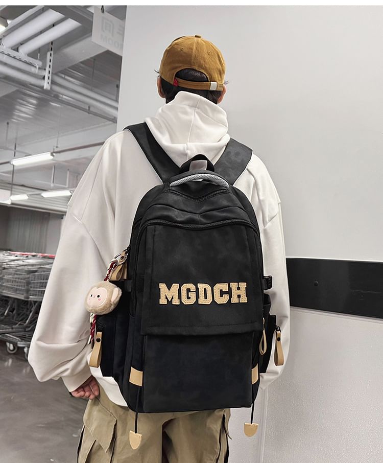 Tie Dye Applique Set Nylon Backpack Lettering / Laptop Bag Charm