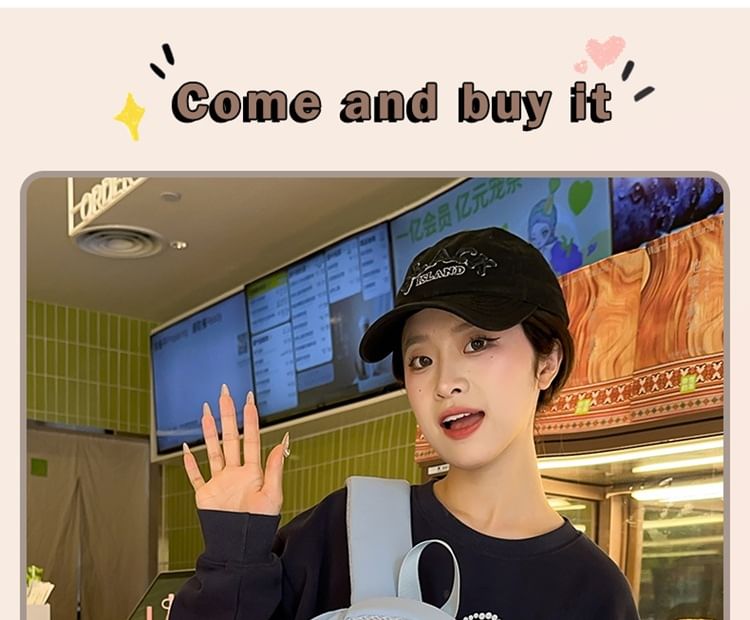 Charm Bag Two Set / Applique Badge Backpack Laptop Nylon Tone