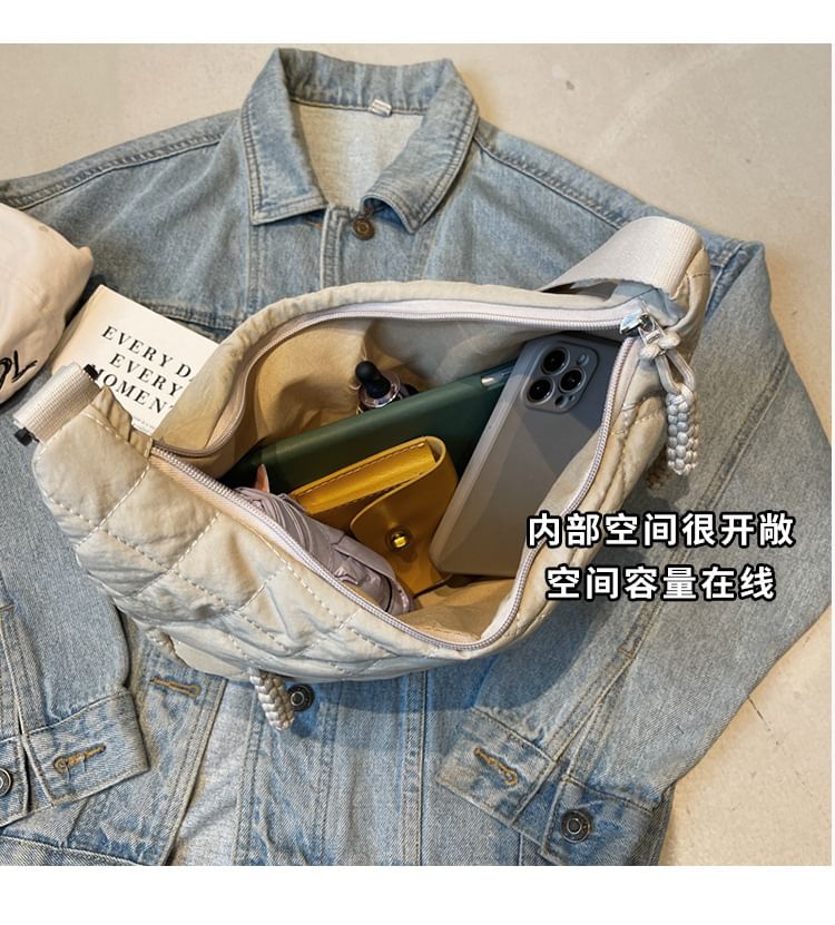 Plain Crossbody Quilted Bag