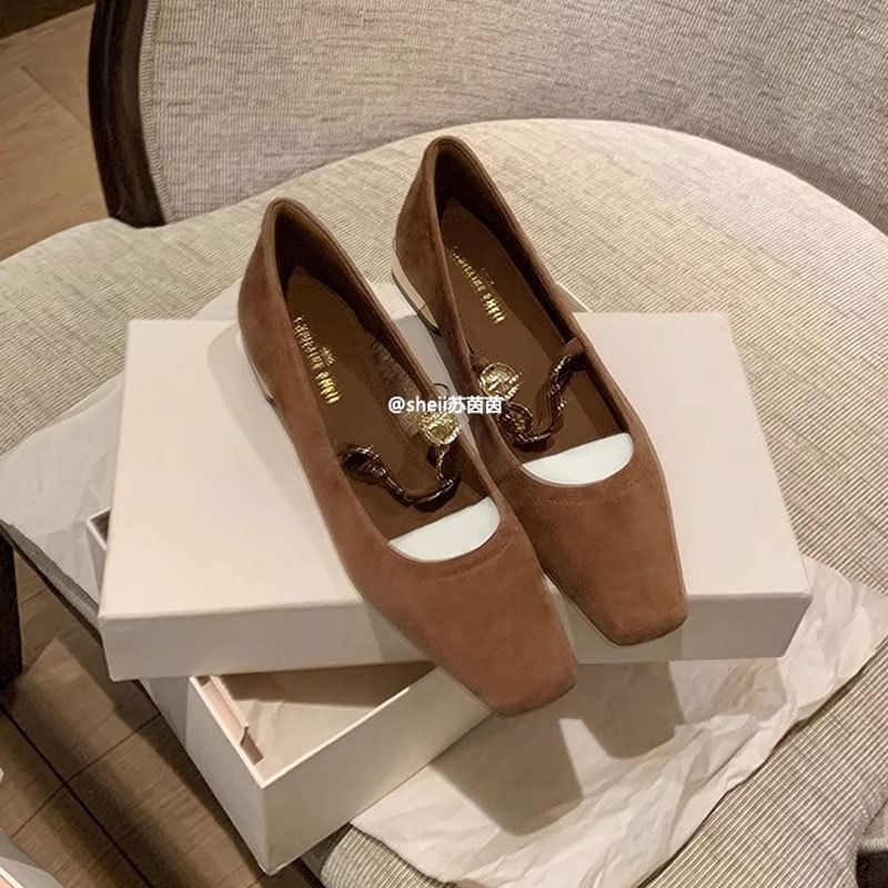 Jane Heel Accent Pumps Plain Mary Metal Low