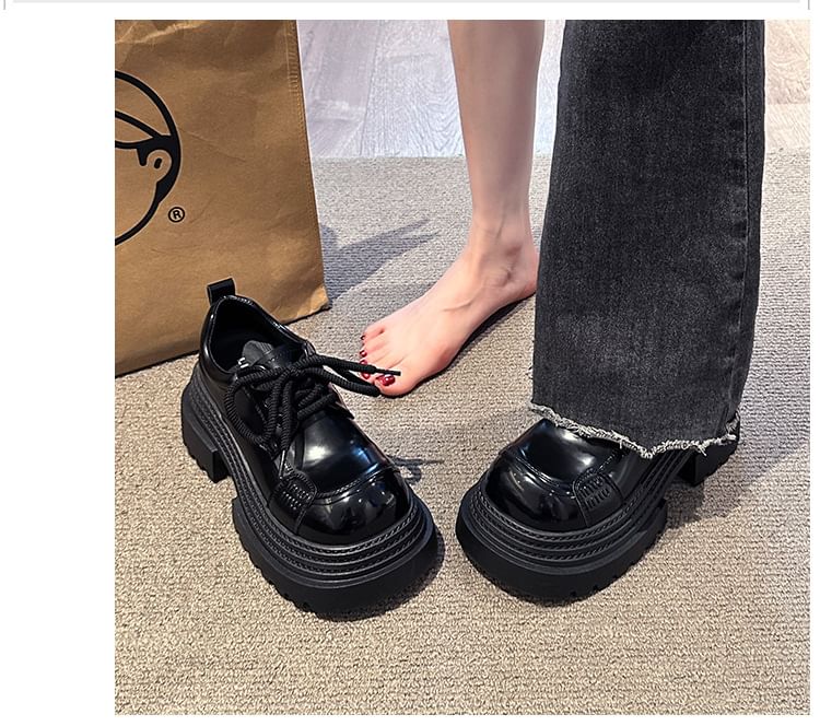Platform Up Shoes Lace