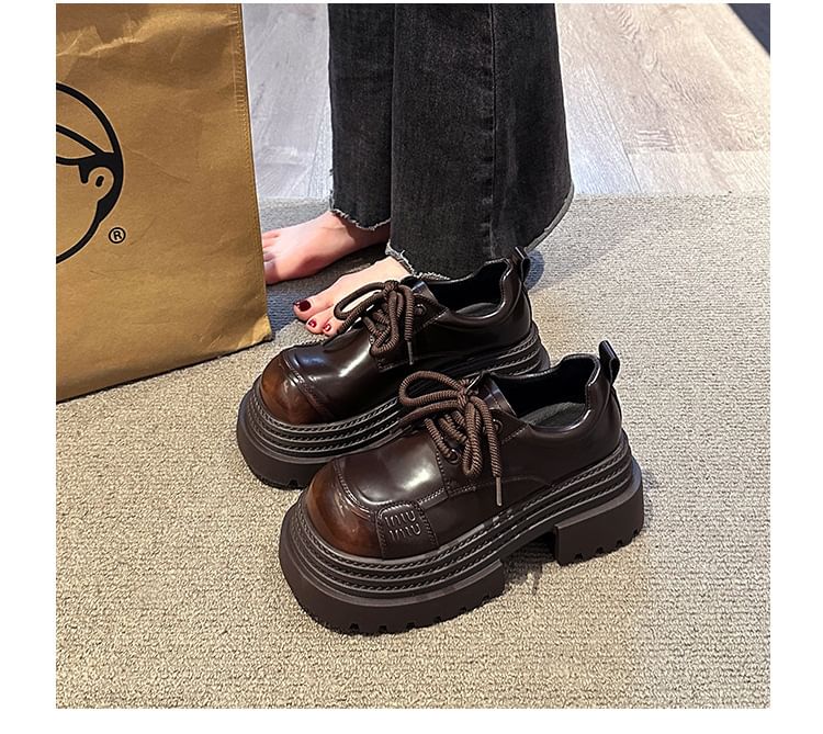 Platform Up Shoes Lace