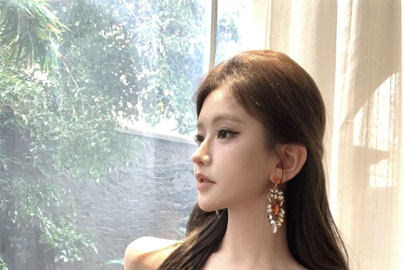 Plain Corp Frill Cami Trim Top