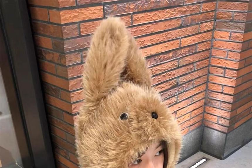 Hat Fluffy Ear Rabbit