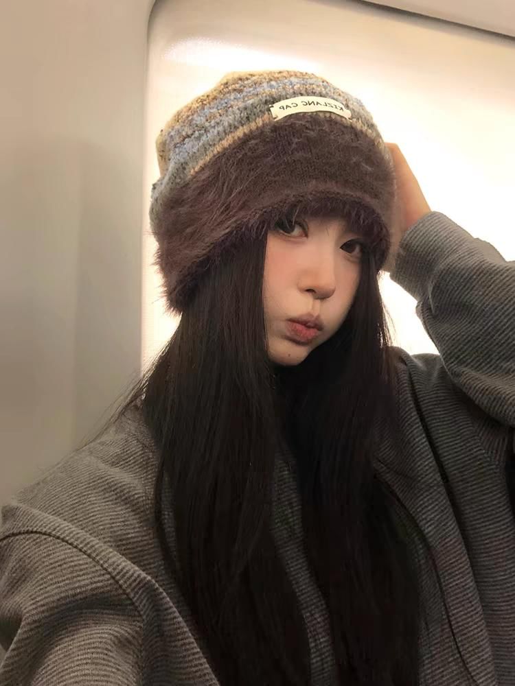 Melange Panel Beanie