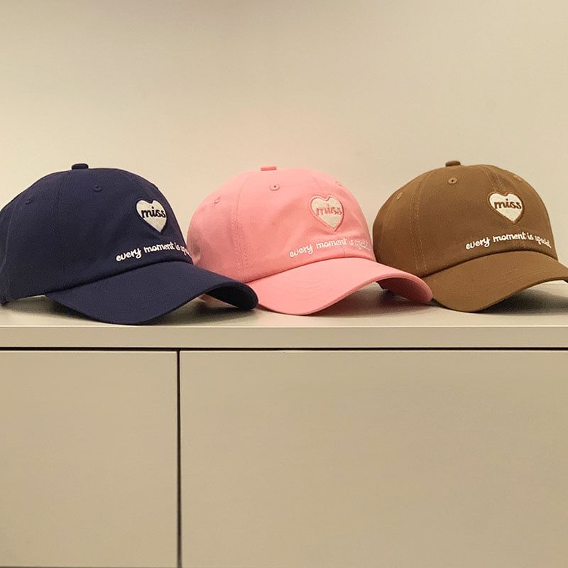 Cap Embroidered Heart