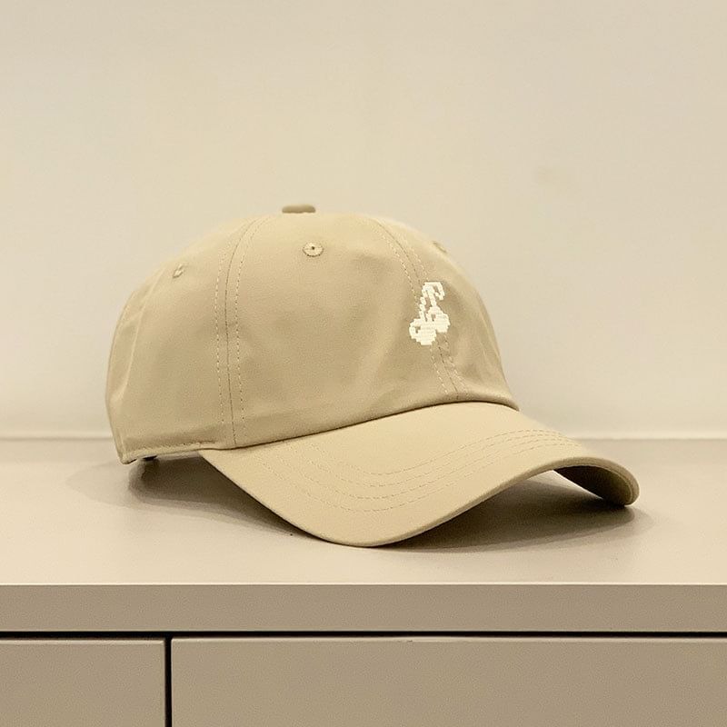 Embroidered Cap Cherry