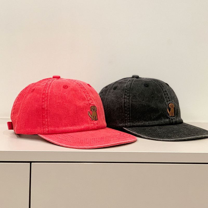 Dog Cap Embroidered