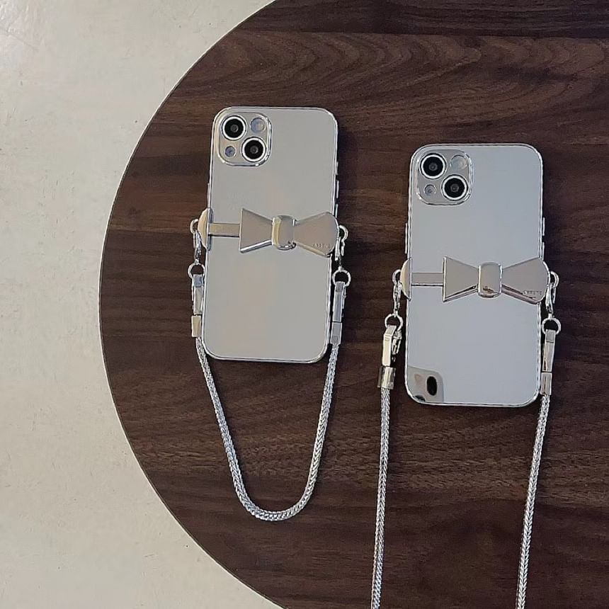 Phone Mirrored Strap On / Lanyard Set Case Clip
