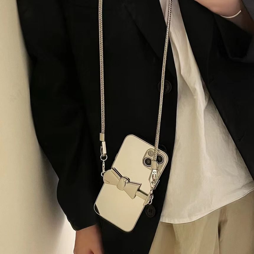 Phone Mirrored Strap On / Lanyard Set Case Clip