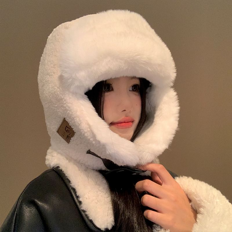 Plain Fleece Trapper Hat