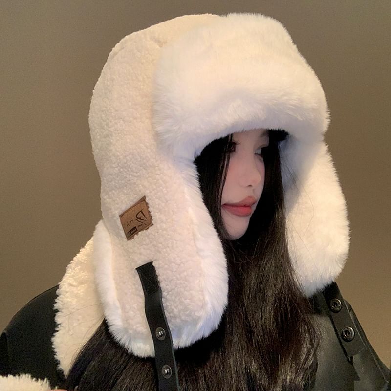 Plain Fleece Trapper Hat