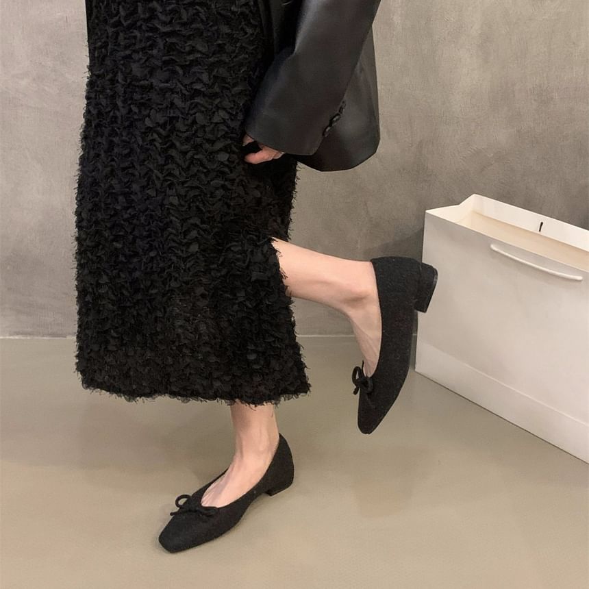 Toe Square Flats Bow