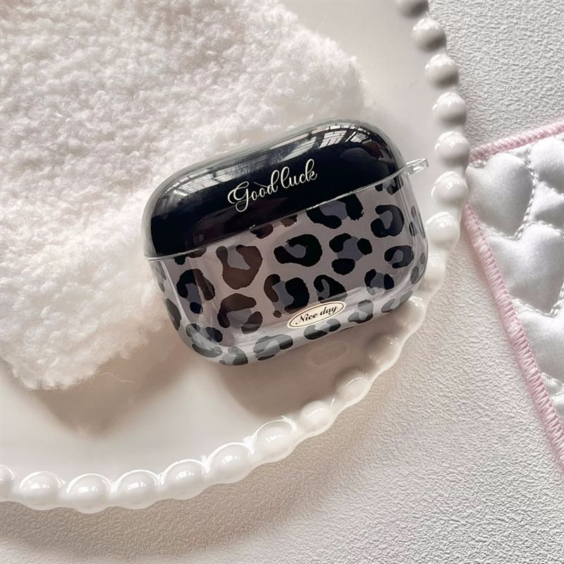 Skin AirPods Print Earphone Leopard / Case Pro