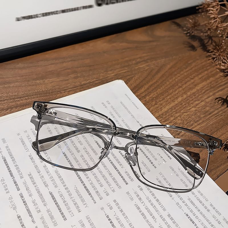 Blue Glasses Blocking Light Square