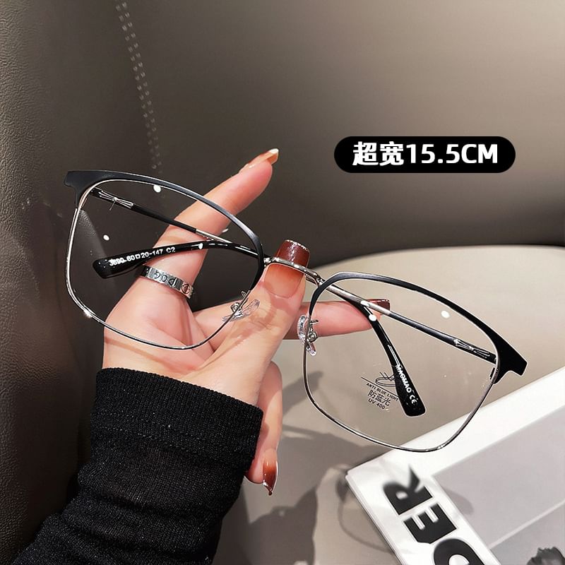 Glasses Square Light Blue Blocking