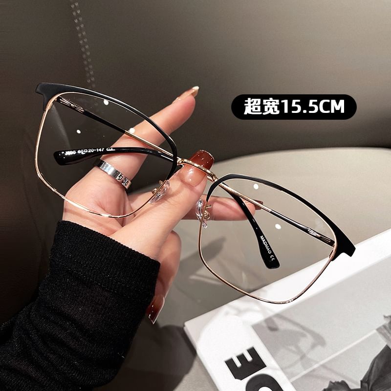 Glasses Square Light Blue Blocking