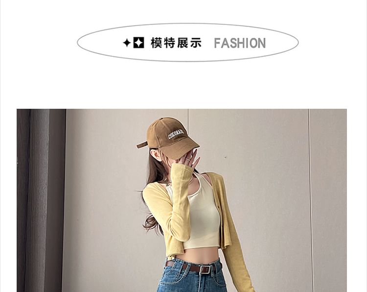 Leg Washed Jeans Designs) (Various Cropped Wide High Waist