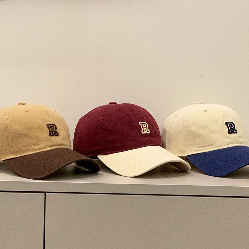 Baseball Tone Two Lettering Embroidered Cap