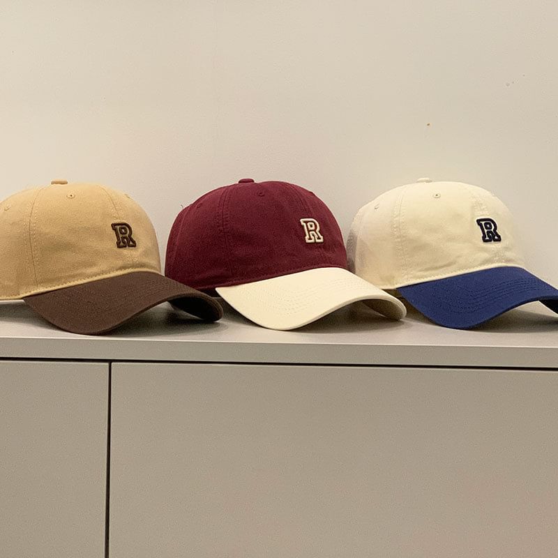 Baseball Tone Two Lettering Embroidered Cap