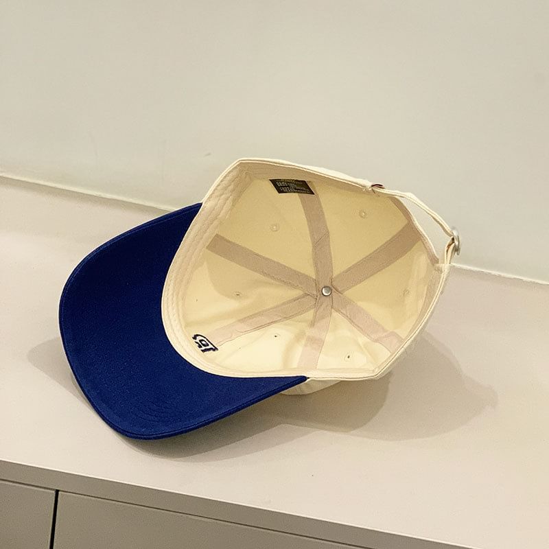 Baseball Tone Two Lettering Embroidered Cap