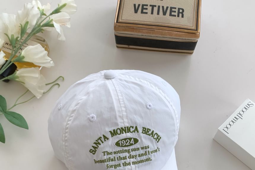 Baseball Embroidered Cap Letter